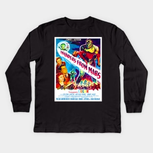 Invaders from Mars Kids Long Sleeve T-Shirt